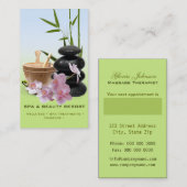 VISITEKAARTJES SPA & Beauty Resort Afsprakenkaartje (Voorkant / Achterkant)