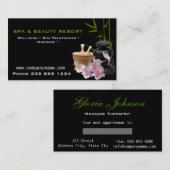 VISITEKAARTJES SPA & Beauty Resort Afsprakenkaartje (Voorkant / Achterkant)