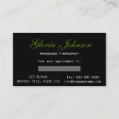 VISITEKAARTJES SPA & Beauty Resort Afsprakenkaartje (Achterkant)