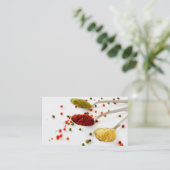 Visitekaartjes specerijen (Staand voorkant)