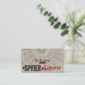Visitekaartjes Spiderweb Two Sided (Staand voorkant)