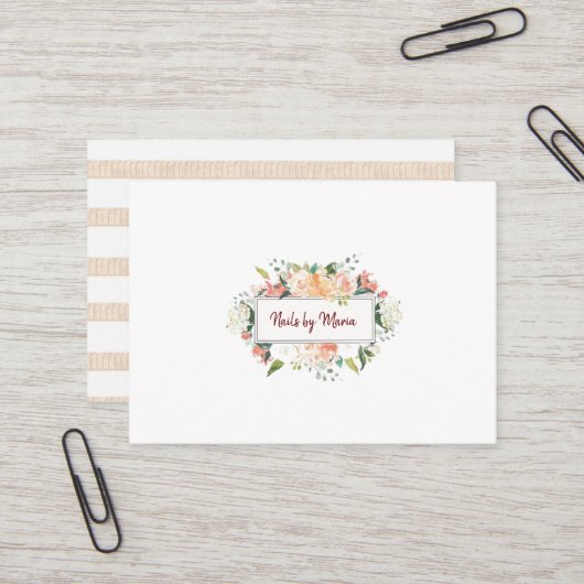 Visitekaartjes, Spijkers Visitekaartjes (Voorkant / Achterkant in situ)