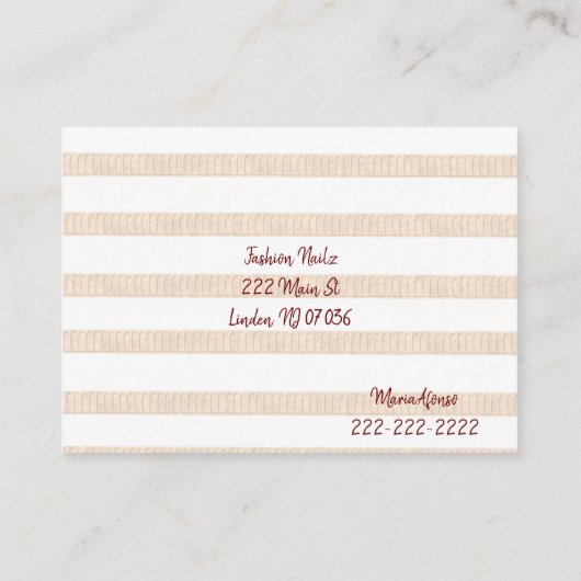 Visitekaartjes, Spijkers Visitekaartjes (Achterkant)