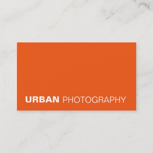 visitekaartjes > stadsfotografie [oranje] (Voorkant)