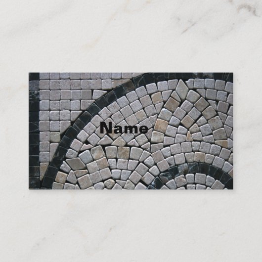 visitekaartjes Stone2-Monogram (Voorkant)