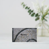 visitekaartjes Stone2-Monogram (Staand voorkant)