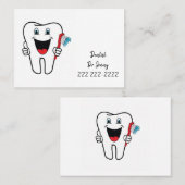 Visitekaartjes, Tandarts Visitekaartje (Voorkant / Achterkant)