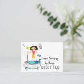 Visitekaartjes, tapijtreiniging visitekaartje (Staand voorkant)