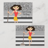 Visitekaartjes, tapijtreiniging visitekaartje (Voorkant / Achterkant)