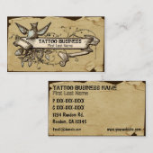 Visitekaartjes tattoo (Voorkant / Achterkant)