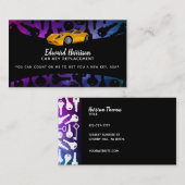 Visitekaartjes ter vervanging van autosleutels (Voorkant / Achterkant)