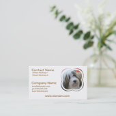 Visitekaartjes Tibetaanse Terrier (Staand voorkant)