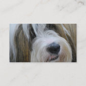 Visitekaartjes Tibetaanse Terrier (Achterkant)