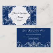 Visitekaartjes - Toile Damask Swirl Floral Baroque (Voorkant / Achterkant)