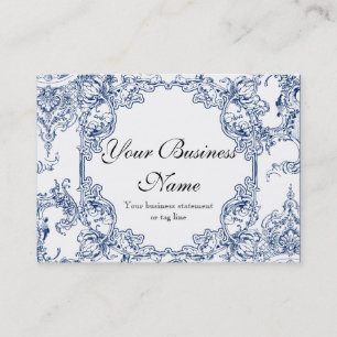 visitekaartjes - Toile Damask Swirl Floral Baroque