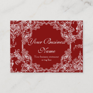 visitekaartjes - Toile Damask Swirl Floral Baroque