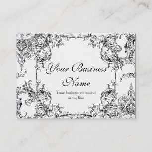 visitekaartjes - Toile Damask Swirl Floral Baroque