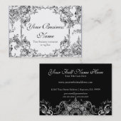 visitekaartjes - Toile Damask Swirl Floral Baroque (Voorkant / Achterkant)