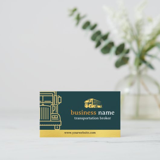visitekaartjes transportmakelaar (Staand voorkant)