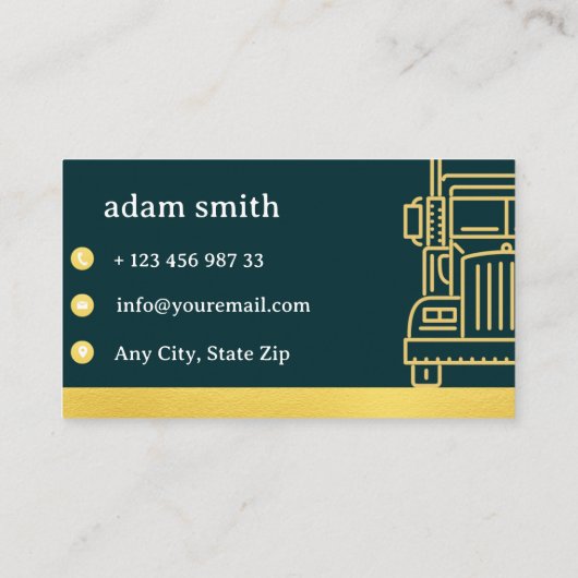 visitekaartjes transportmakelaar (Achterkant)