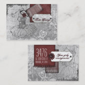 Visitekaartjes Tutu Grunge Chubby (Voorkant / Achterkant)