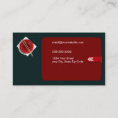 Visitekaartjes uit Chinees/Japans restaurant voor  (Achterkant)