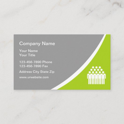 Visitekaartjes uitzendbureau (Voorkant)