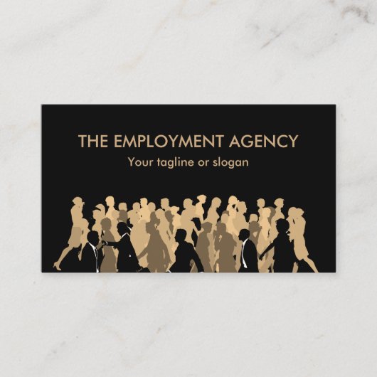 Visitekaartjes uitzendbureau (Voorkant)