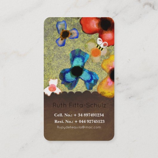 Visitekaartjes Uniek (Achterkant)