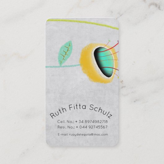 Visitekaartjes Uniek (Achterkant)