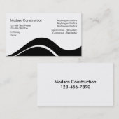 Visitekaartjes van aannemers (Voorkant / Achterkant)