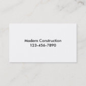 Visitekaartjes van aannemers (Achterkant)