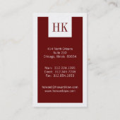 Visitekaartjes van advocaten (Achterkant)