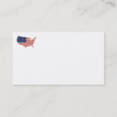 Visitekaartjes van Amerikaanse vlag (Achterkant)