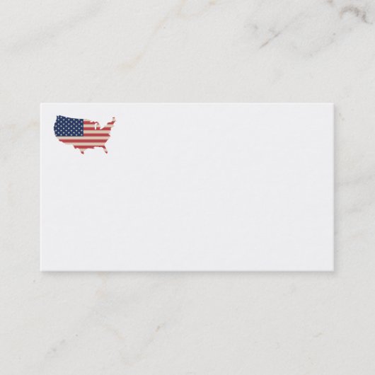 Visitekaartjes van Amerikaanse vlag (Voorkant)