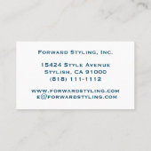 Visitekaartjes van Amerikaanse vlag Rustic  stijl (Achterkant)