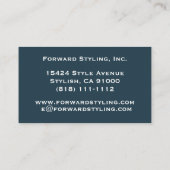 Visitekaartjes van Amerikaanse vlag Rustic  stijl (Achterkant)