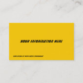 Visitekaartjes van Andromeda (Achterkant)