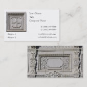 Visitekaartjes van architectonische bouwelementen (Voorkant / Achterkant)