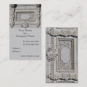 Visitekaartjes van architectonische bouwelementen (Voorkant / Achterkant)