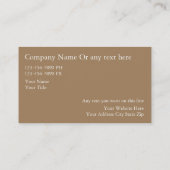 Visitekaartjes van autodealers (Achterkant)