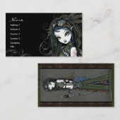 "Visitekaartjes van Aviatrix Fae van de Wolkbreuk" Visitekaartje (Voorkant / Achterkant)