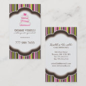 Visitekaartjes van bakkerijen (Voorkant / Achterkant)