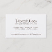 Visitekaartjes van bakkerijen (Achterkant)