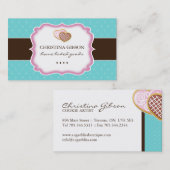 Visitekaartjes van bakkerijen (Voorkant / Achterkant)