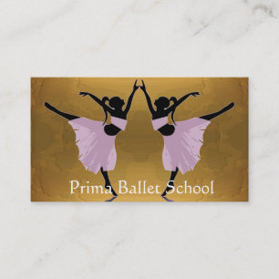 visitekaartjes van ballet- of dansscholen