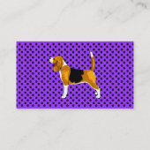 Visitekaartjes van beagle (Achterkant)