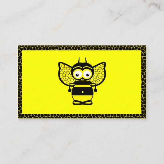 Visitekaartjes van bijen (Achterkant)