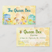 Visitekaartjes van bijenhoningbijen (Voorkant / Achterkant)