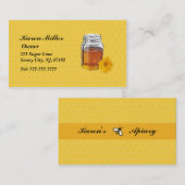 Visitekaartjes van bijentelers (Voorkant / Achterkant)